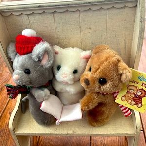 Vintage Russ Luv Pets Christmas Trio